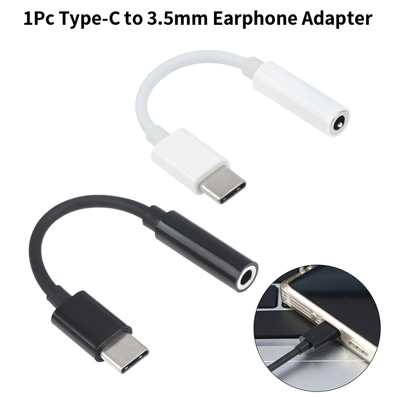 Earphone Splitter Jack - Type-C - 3.5mm AUXジャックイヤホンオーディオアダプター オーディオスプリッター USB-Cコンバーター