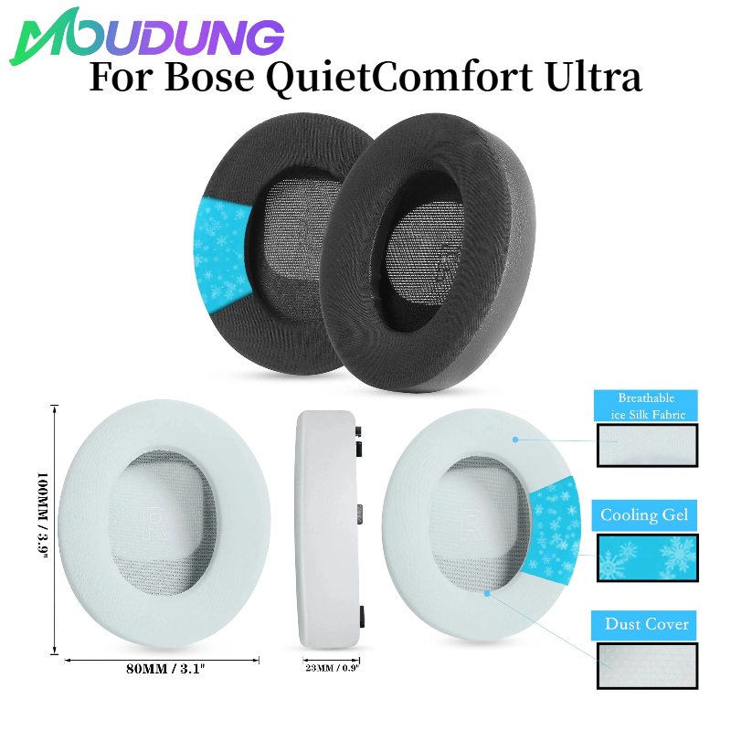 MOUDUNG 冷却ジェルイヤーパッド Bose Quiet - Bose Headphone Qc Ultra のレビューと価格