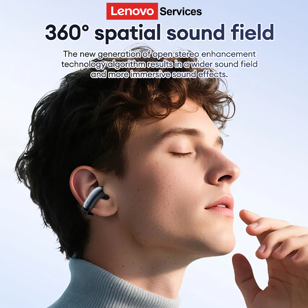 Lenovo LES-108 骨伝導 TWS イヤークリップ - Earbuds Charging Case のレビューと価格