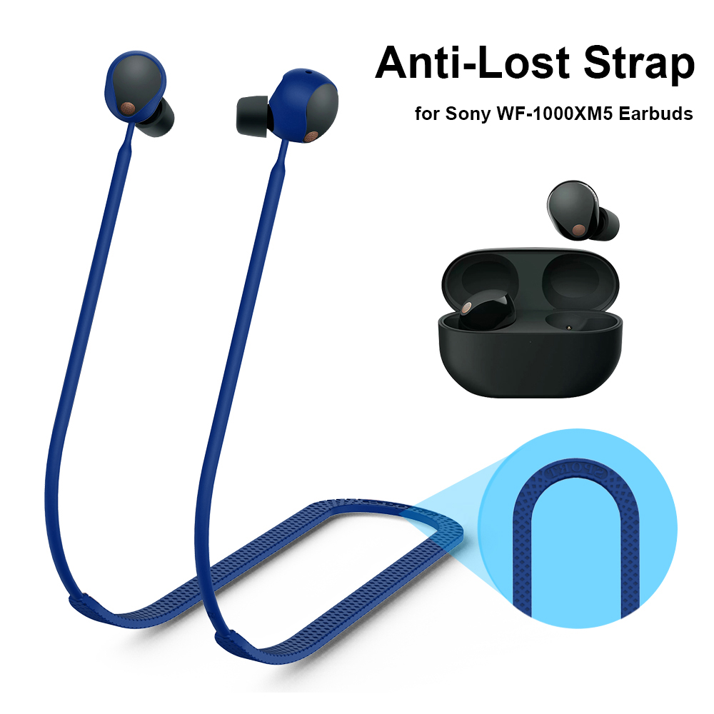 スポーツソフトネックロープ落下防止ヘッドフォンネックロープ使 - Sony Headphone Wf-1000Xm5 のレビューと価格
