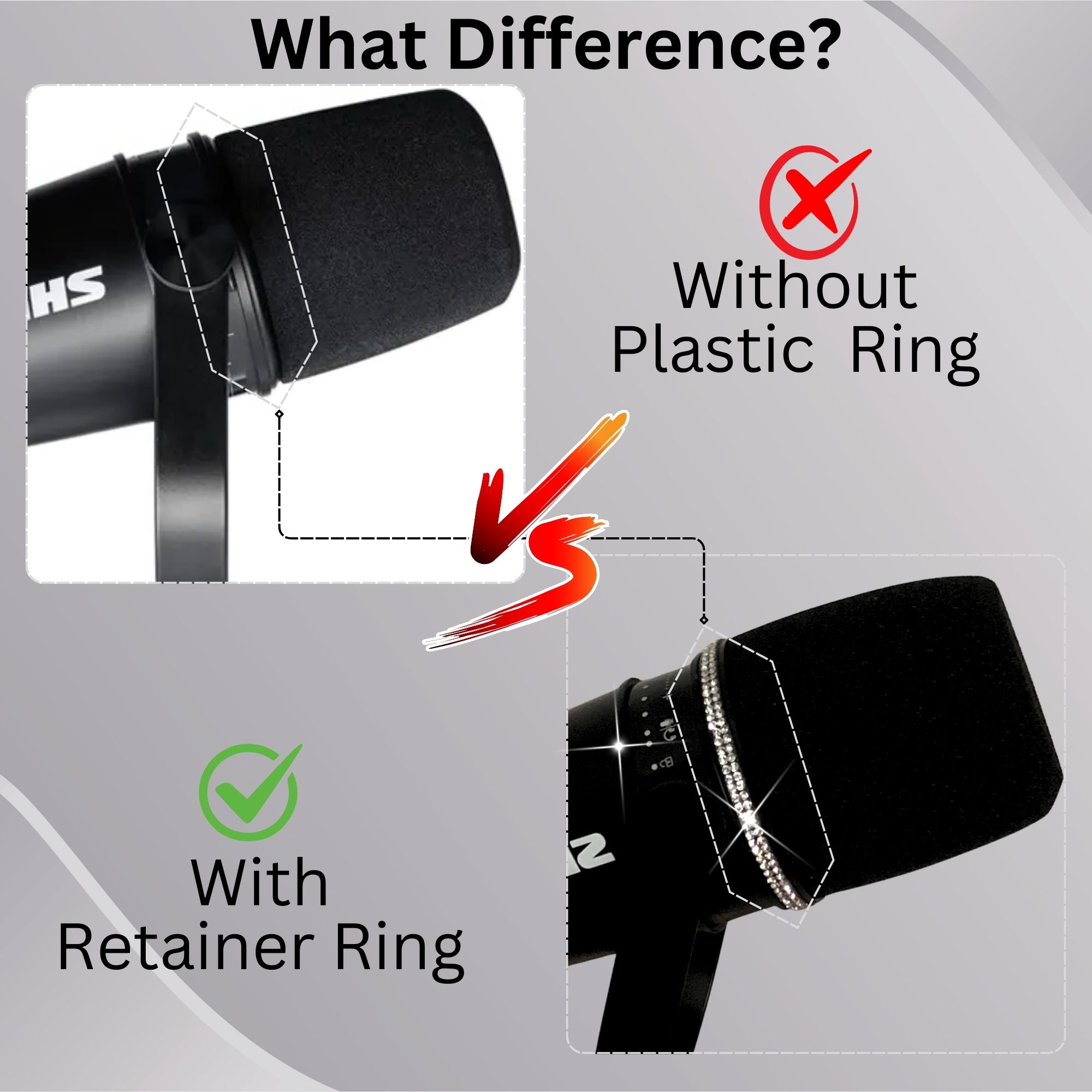 Shining MV7 ポップフィルター Shure MV7 - Shure Mic Sm7B のレビューと価格